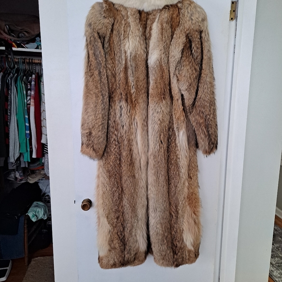 Full length coat.